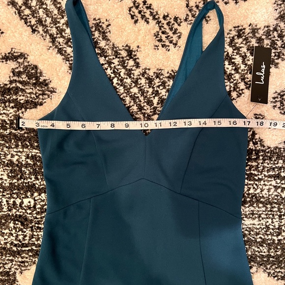 Lulu’s Teal Blue Tank MIDI Cocktail dress - Picture 5 of 6